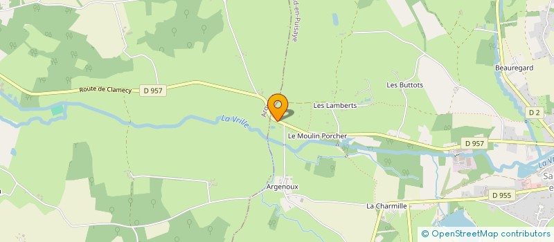 localisation de l'entreprise SARL TP BIZOT à SAINT-AMAND-EN-PUISAYE