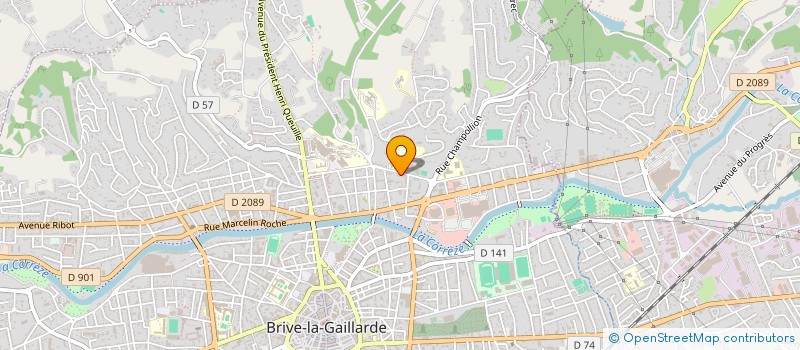 localisation de l'entreprise SARL TP GAILLARD  BRIVE-LA-GAILLARDE