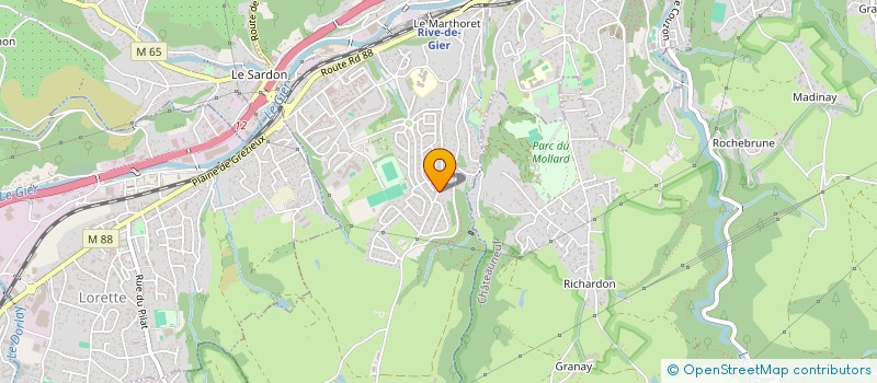 localisation de l'entreprise SARL TPM  RIVE-DE-GIER