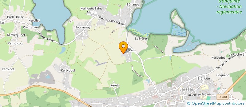 localisation de l'entreprise SARL TPNG à SARZEAU