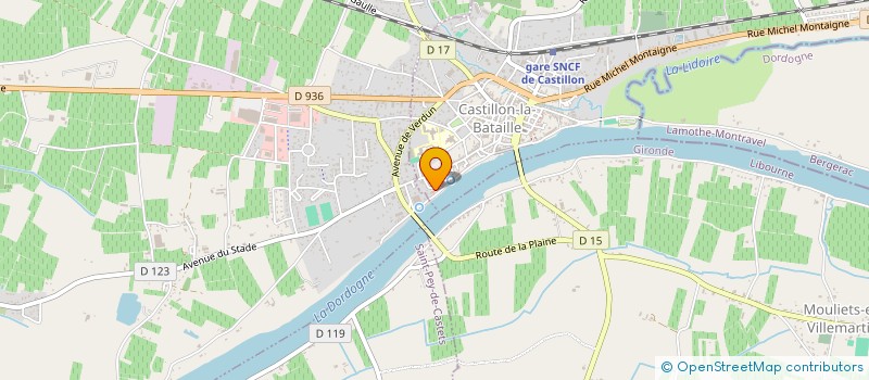 localisation de l'entreprise SARL TPR'BAT à CASTILLON-LA-BATAILLE