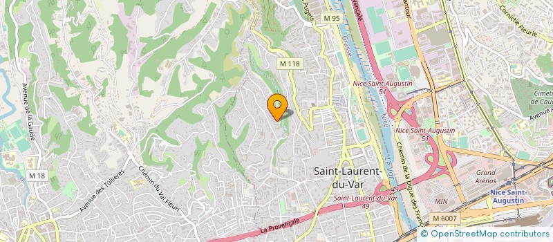 localisation de l'entreprise SARL TPRC SUD EST à SAINT-LAURENT-DU-VAR