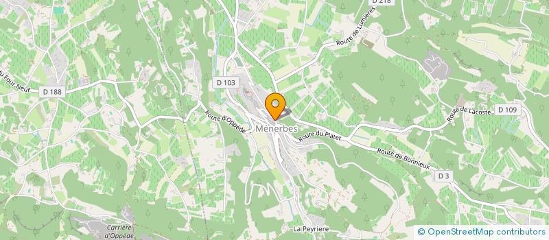 localisation de l'entreprise SARL TR PATRIMOINE  MENERBES