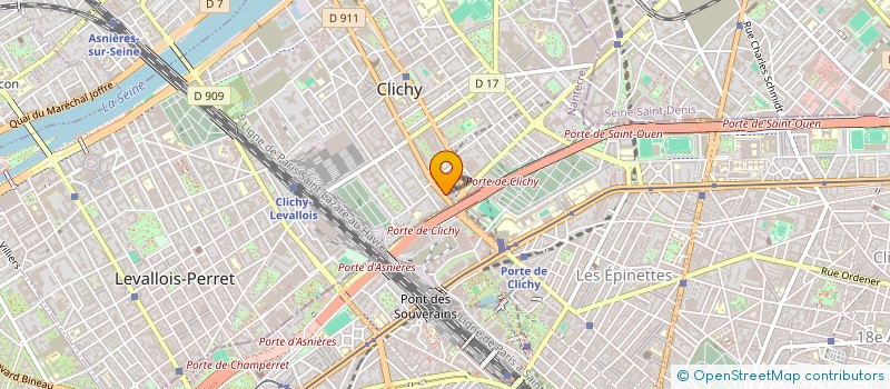 localisation de l'entreprise SARL TR2C à CLICHY