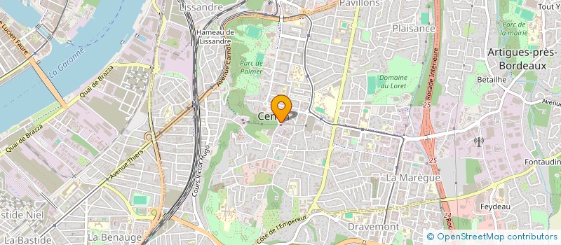 localisation de l'entreprise SARL TRADI-CARR  CENON