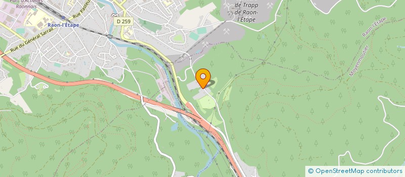localisation de l'entreprise SARL TRADI CHARPENTE à MOYENMOUTIER
