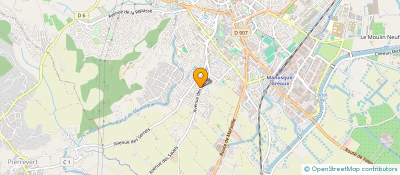 localisation de l'entreprise SARL TRADI CONSTRUCTION à MANOSQUE