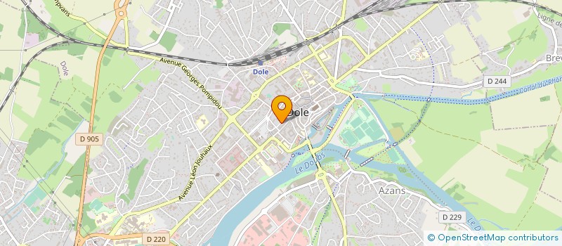 localisation de l'entreprise SARL TRADI-COUVERTURES à DOLE