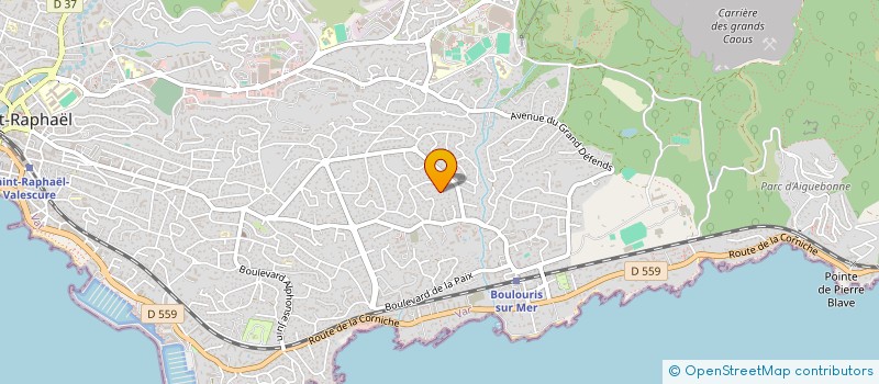 localisation de l'entreprise SARL TRADIMPEX à SAINT-RAPHAEL
