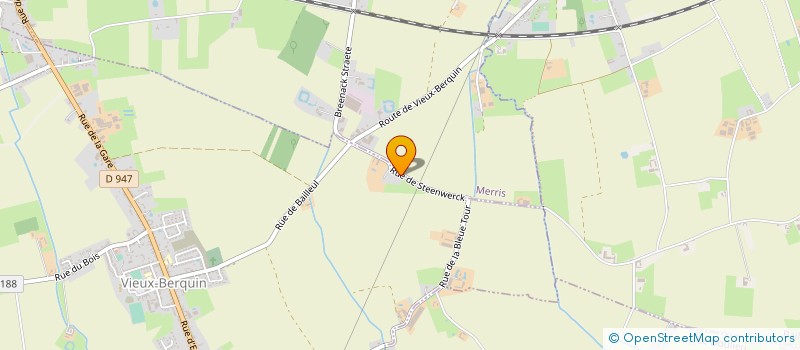 localisation de l'entreprise SARL TRADINEUF à VIEUX-BERQUIN