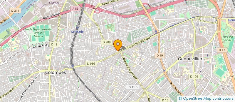 localisation de l'entreprise SARL TRADING ALIMENTAIRE DISTRIBUTION à COLOMBES