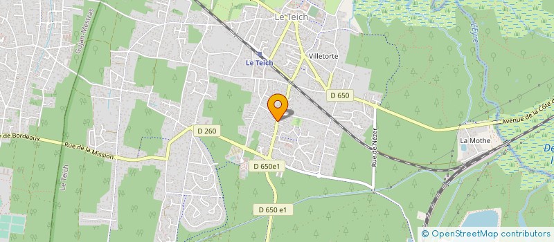 localisation de l'entreprise SARL TRADITION CONSTRUCTION  LE TEICH