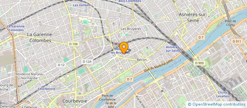 localisation de l'entreprise SARL TRADITION DE COURBEVOIE à COURBEVOIE