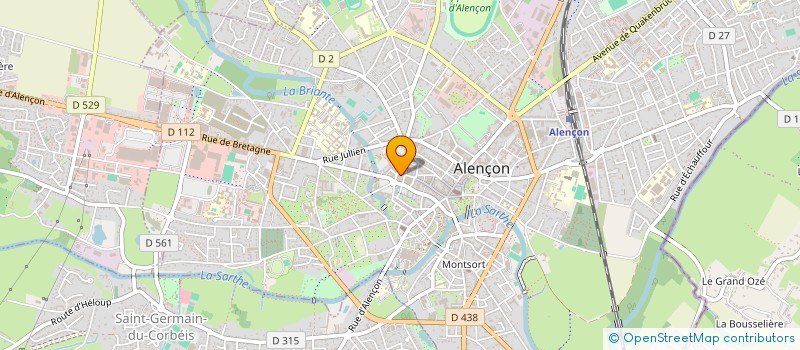 localisation de l'entreprise SARL TRADIVIN à ALENCON