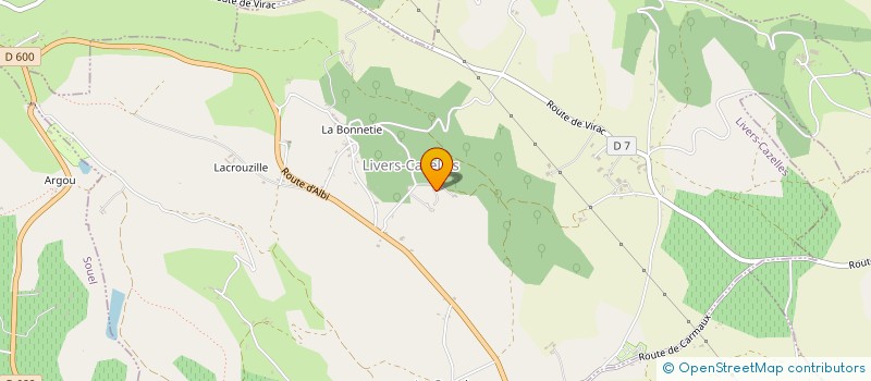 localisation de l'entreprise SARL TRAFIC à LIVERS-CAZELLES