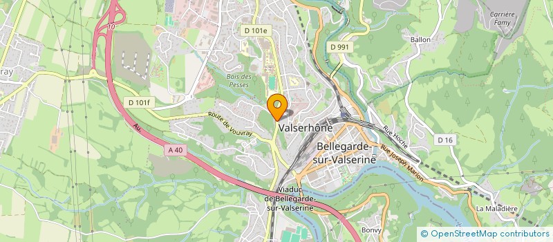 localisation de l'entreprise SARL TRAINI à VALSERHONE