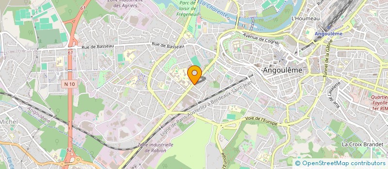 localisation de l'entreprise SARL TRAJECTOIRE à ANGOULEME