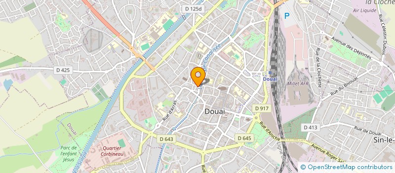 localisation de l'entreprise SARL TRAMPOLINE à DOUAI