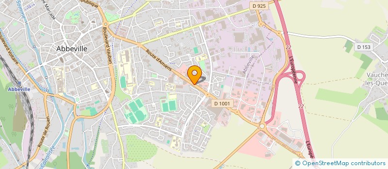 localisation de l'entreprise SARL TRANCART à ABBEVILLE