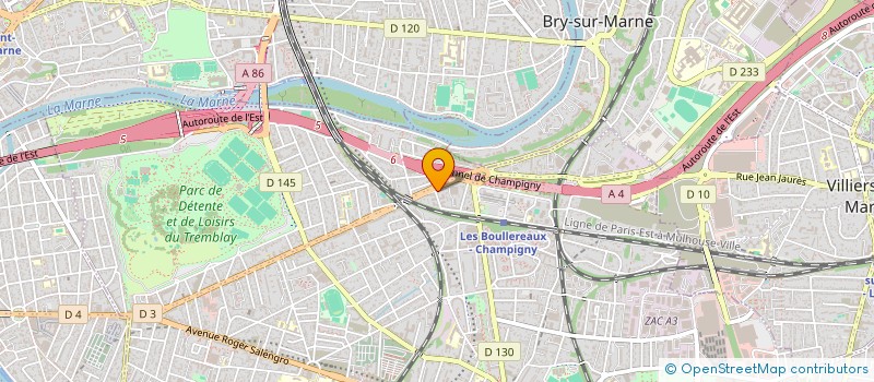 localisation de l'entreprise SARL TRANCO à CHAMPIGNY-SUR-MARNE