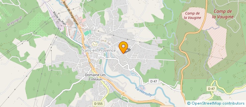 localisation de l'entreprise SARL TRANS AMBULANCE à TRANS-EN-PROVENCE