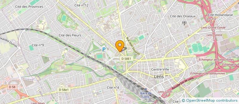 localisation de l'entreprise SARL TRANS AUTO à LENS