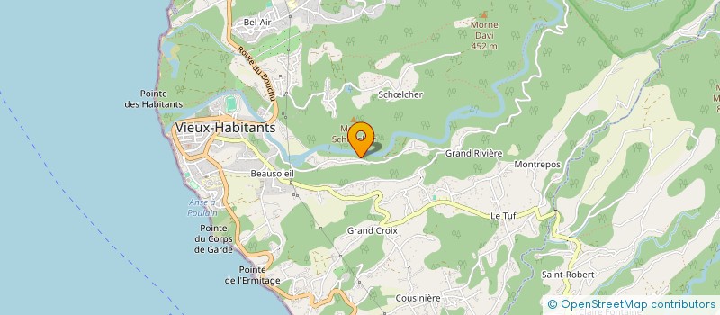 localisation de l'entreprise SARL TRANS-BUS VOYAGE  VIEUX-HABITANTS