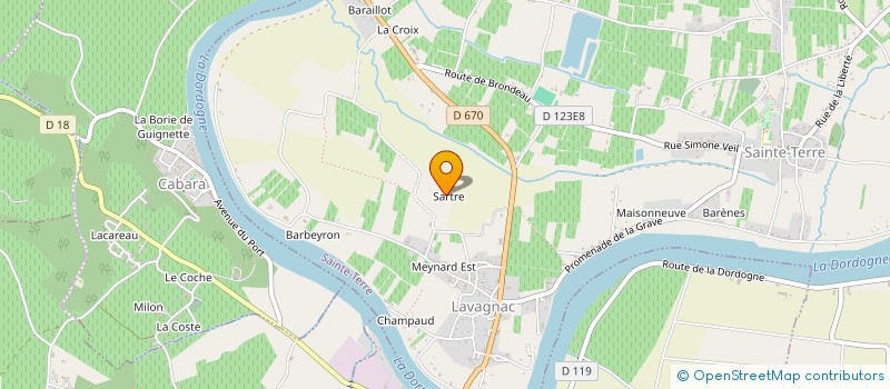 localisation de l'entreprise SARL TRANS ENTRE DEUX MERS à NAUJAN-ET-POSTIAC