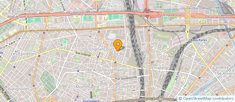 localisation de l'entreprise SARL TRANS EUROP NORD  PARIS