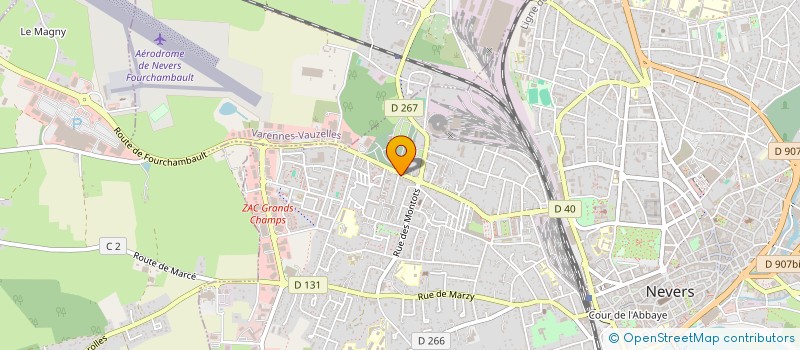 localisation de l'entreprise SARL TRANS FLASH à NEVERS