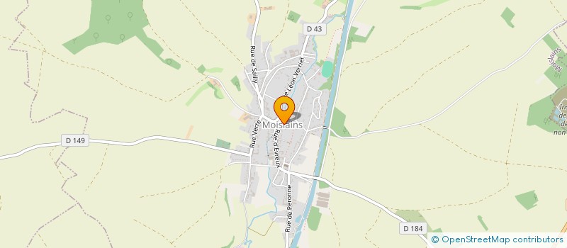 localisation de l'entreprise SARL TRANS FRANCE  MOISLAINS