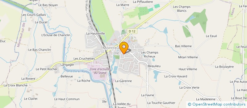 localisation de l'entreprise SARL TRANS JPM  MONTREUIL-SUR-ILLE