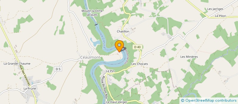 localisation de l'entreprise SARL TRANS MAT GUIGNARD à CEAULMONT
