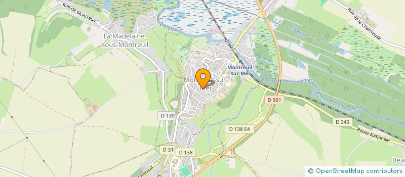 localisation de l'entreprise SARL TRANS MATERIEL NORD à MONTREUIL-SUR-MER
