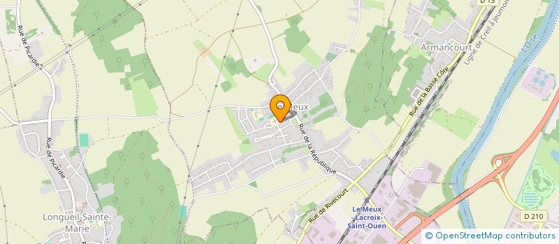 localisation de l'entreprise SARL TRANS'OISE  ARMANCOURT