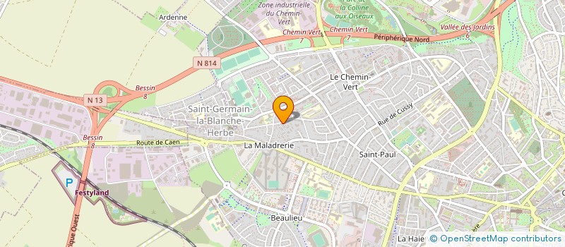 localisation de l'entreprise SARL TRANS SERV à CAEN