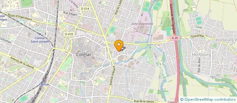 localisation de l'entreprise SARL TRANS WORLD TRADING  COLMAR