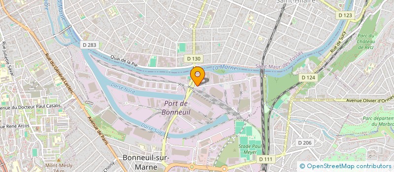 localisation de l'entreprise SARL TRANSA à BONNEUIL-SUR-MARNE