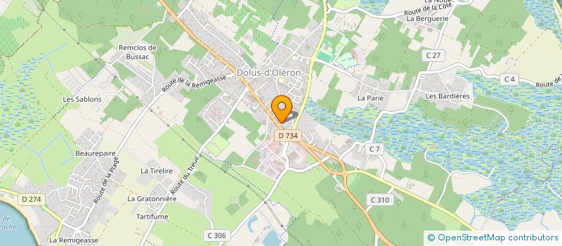 localisation de l'entreprise SARL TRANSAT GLISS  DOLUS-D'OLERON