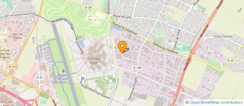 localisation de l'entreprise SARL TRANSATE  CHASSIEU