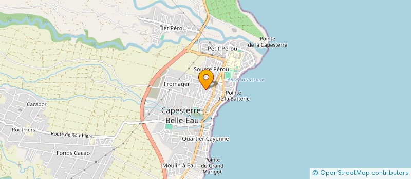 localisation de l'entreprise SARL TRANSDORV à CAPESTERRE-BELLE-EAU