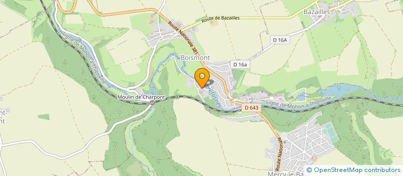 localisation de l'entreprise SARL TRANSOBIA FRANCE  MERCY-LE-BAS