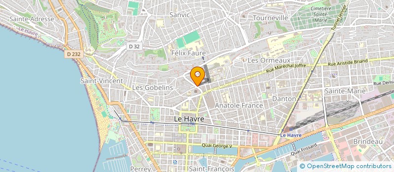 localisation de l'entreprise SARL TRANSPAREO à LE HAVRE