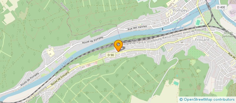 localisation de l'entreprise SARL TRANSPEED 54  FROUARD