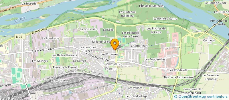 localisation de l'entreprise SARL TRANSPMR 37 à LA VILLE-AUX-DAMES