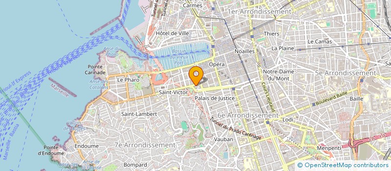 localisation de l'entreprise SARL TRANSPORT AZUR DISTRIBUTION à MARSEILLE