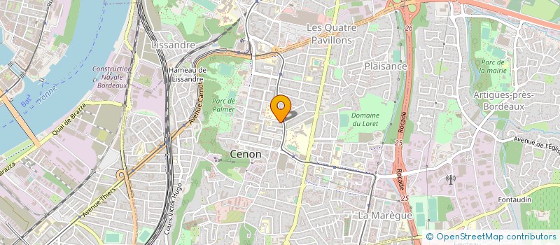 localisation de l'entreprise SARL TRANSPORT DALANCON  CENON