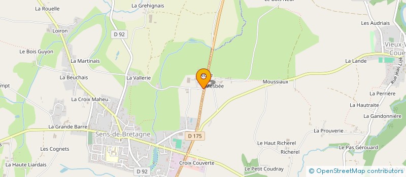 localisation de l'entreprise SARL TRANSPORT DU COUESNON  VIEUX-VY-SUR-COUESNON