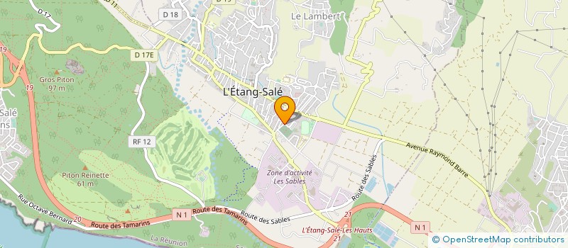 localisation de l'entreprise SARL TRANSPORT ET TP DES CANOTS  L ETANG SALE
