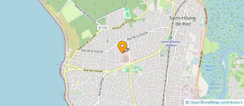 localisation de l'entreprise SARL TRANSPORT FREDDY ARNAUD à SAINT-HILAIRE-DE-RIEZ